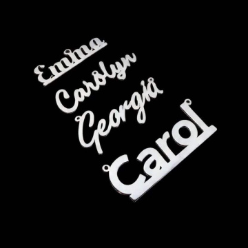 Custom Sterling Silver Name Pendant