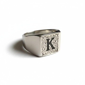 Custom Sterling Silver Signet Ring