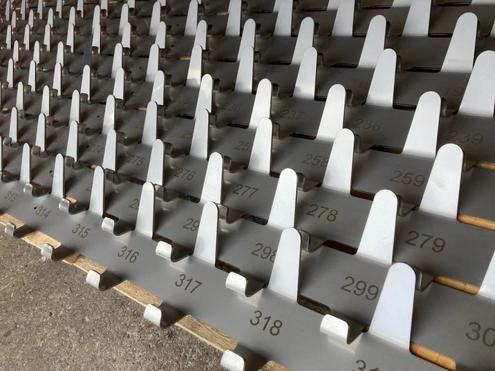 Screenshot 2024-08-30 at 13-57-26 Sequentially numbered stainless steel clothes hooks for the food industry. Laser Marking